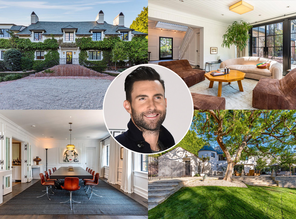 Go Inside Adam Levine S 47 5 Million Beverly Hills Mansion E Online